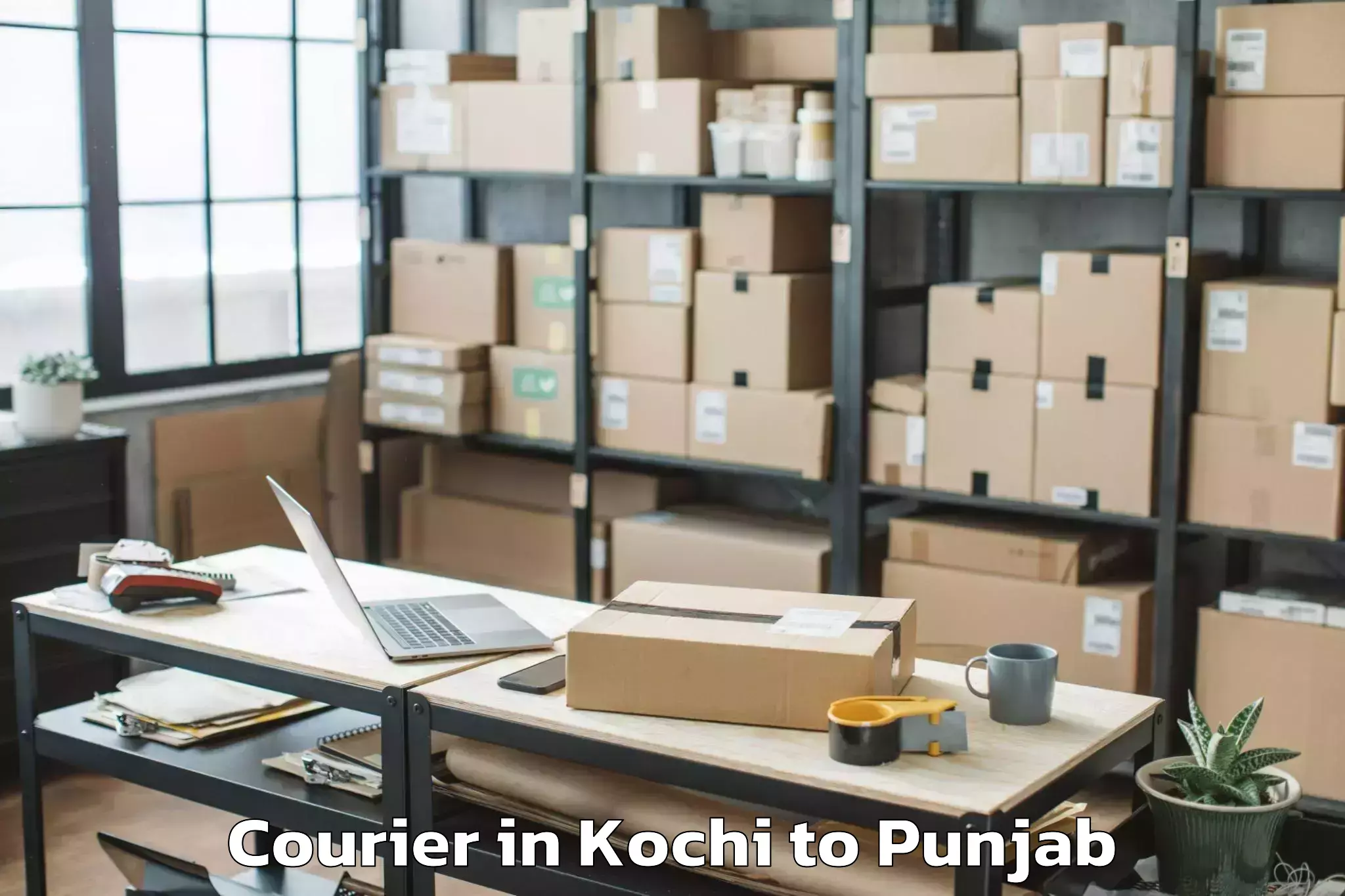 Discover Kochi to Sanaur Courier